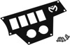 Moose Dashplate Right Black 4-Switch 12V Large Fits 15-19 RZR 900/1000