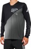 100% Men's R-Core X Long Sleeve Jersey Black/Grey Medium