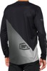 100% Men's R-Core X Long Sleeve Jersey Black/Grey XL