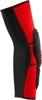 100% Ridecamp Elbow Guards XL Black/Red Unisex - Lightweight XL elbow guards for adult cyclists