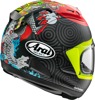 Arai Corsair-X Tatsuki Helmet XS Fluorescent Yellow/Green - Premium full-face helmet with Tatsuki graphic