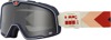 100% Barstow Goggle Teluride Smoke Lens Adult One Size Blue - Anti-fog vented goggles with smoke lens, unisex adult
