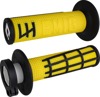 ODI Emig 2.0 Lock-On Grips Yellow Black Pair - Lock-On Grips Yellow/Black For many MX & Off-Road bikes