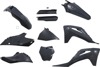 Full Plastic Kit Gray Metallic by Acerbis Fits Gas Gas