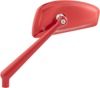 Arlen Ness Tearchop Mirror Left Red Aluminum