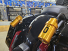 Ohlins STX 36 Blackline Rear Shocks Pair Black Harley Touring For FL Models