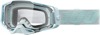 100% Armega Goggles Clear Lens Adult Unisex Blue - Premium clear lens goggles for off-road, ATV, UTV, bicycle