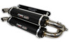Stage 5 Slip On Exhaust - Dual Black Mufflers - For 16-18 RZR XP Turbo