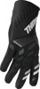 Thor Women's Spectrum Gloves Black/White Large - Women's MX gloves in Black/White, Size L