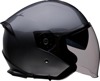 Z1R Road Maxx 2.0 Helmet 3XL Gloss Dark Silver - Open-face helmet with sun visor