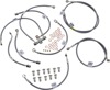 Stainless Steel ABS Brake Line Kit - F&R Brake Lines - For 04-05 Yamaha FJR1300A