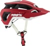 100% Altec Fidlock Bicycle Helmet Matte White Deep Red XS/S Adult - Half Face helmet, XS/S, Matte White Deep Red