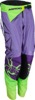 Moose Agroid Mesh Pants Youth 24 Purple White Fluorescent Green - Youth performance mesh pants, size 24, purple/white/green
