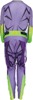 Moose Agroid Mesh Pants Youth 24 Purple White Fluorescent Green - Youth performance mesh pants, size 24, purple/white/green