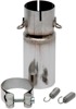 Universal V2 Slip On Exhaust Muffler w/ 1-1/2" Inlet