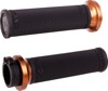 ODI Ruffian Lock-On Street Grips Bronze Black Harley-Davidson - Lock-On grips For Harley-Davidson models