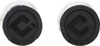 ODI Hart-Luck V-Twin Lock-On Grips Black/Silver 1in TBW - Lock-On grips for select Harley-Davidson models