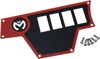 Moose Dashplate Left Red 4-Switch Large Fits 15-19 Polaris RZR 900/1000