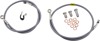Stainless Steel Front Brake Line Kit - 2 Lines - For 01-05 Yamaha FZ1