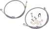 Stainless Steel Front Brake Line Kit - 2 Lines - For 14-16 Yamaha FZ-09
