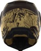 ICON Elsinore Kaonohi Helmet - Black/Gold, M - Modular off-road helmet with 25K Gold MXShield