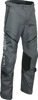 Thor Terrain Over-the-Boot Pants Men's 30 Black Charcoal Gray - Men's over-the-boot pants, black/charcoal, size 30