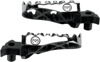 Moose Black/Silver Hybrid Footpegs Fits 97-20 Yamaha WR YZ Gas Gas TM