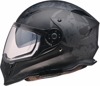 Z1R Nemesis Speed Demon Helmet Matte Black - Large - Full face helmet with drop-down sun visor