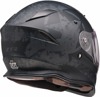 Z1R Nemesis Speed Demon Helmet Matte Black - Large - Full face helmet with drop-down sun visor