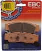 EBC SV Series Severe Duty Sintered Brake Pads FA676SV For Yamaha YXZ 1000R