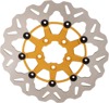 Wave Contour Floating Front Brake Rotor Gold
