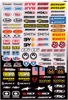 Factory Effex Micro Sponsor Sticker Kit Decals - Multicolor