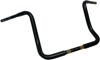 Drag Specialties 1-1/4in Buffalo Touring Handlebar Black - Fits Harley Touring models with TBW