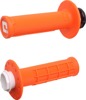 ODI Micro-X Half-Waffle V2 Lock-On Grips Orange/Black - Lock-On mini grips For KTM, Husqvarna, Gas Gas, Cobra, Yamaha, Kawasaki