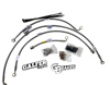 Stainless Steel ABS Brake Line Kit - F&R Brake Lines - For 18-22 Kawasaki Ninja 400 ABS