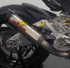 Graves 3/4 Slip On Exhaust Titanium Silver Fits Aprilia RSV4