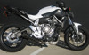Graves Carbon & Titanium Full Exhaust Black Fits FZ-07/MT-07/XSR700/R7
