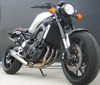 Graves Full Titanium Exhaust Silver Fits Yamaha XSR900 FZ09 FJ09