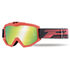 3201 Atzaki MX Goggles - Red Frame w/ Multilayer Yellow Iridium Lens