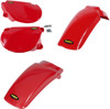 Dark Red Front & Rear Fenders & Side Panels - For 77-82 Honda XR75/XR80