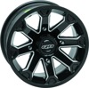 QuadBoss Blitz Wheel 15x7 4/156 4+4 Black
