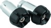 BikeMaster Anti-Vibration Bar Ends Black/Black - Anti-vibration bar ends in black/black