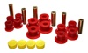 Red Rear Leaf Spring Bushing Set Fits 02-05 Dodge Ram 1500 2WD