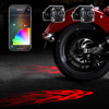Curb FX Bluetooth LED Projector Welcome Light Flame Style 2pc - XKGLOW