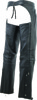 Kuryakyn Longhaul Leather Chaps Black Medium Men's - Men's Black Leather Chaps, Medium