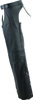 Kuryakyn Longhaul Leather Chaps Black Medium Men's - Men's Black Leather Chaps, Medium
