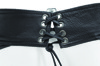Kuryakyn Longhaul Leather Chaps Black Medium Men's - Men's Black Leather Chaps, Medium
