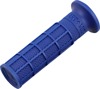 ODI Hart-Luck Full-Waffle Slip-On Grips Blue 1in V-Twin - Slip-on grips for 1in V-Twin handlebars, Blue
