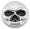 Kuryakyn Chrome Zombie Windshield Emblem Replacement 1189