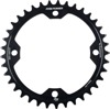 Fire Power Rear Steel Sprocket 37T Black For Yamaha YFZ450R/Raptor - 37 tooth steel rear sprocket For Yamaha ATVs